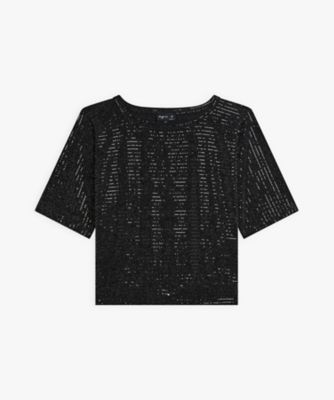 ＜agnes b. (Women)＞半袖　トップス　”Ｄａｖｉｄａ”（ＥＤＩ０ＪＪＨ７０００）