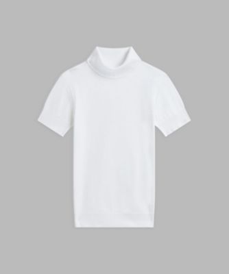 ＜agnes b. (Women)＞　Ｊ１５５　ＴＳ　コットンタートルネックカットソー（ＥＥ７１Ｊ１５５０１０）