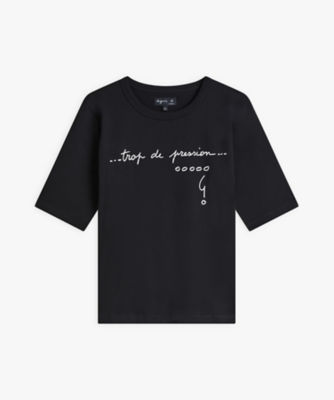 ＜agnes b. (Women)＞ＳＥＷ１　ＴＳ　ＢＲＡＮＤＯ　Ｔシャツ（ＥＪ７３ＳＥＷ１０００）