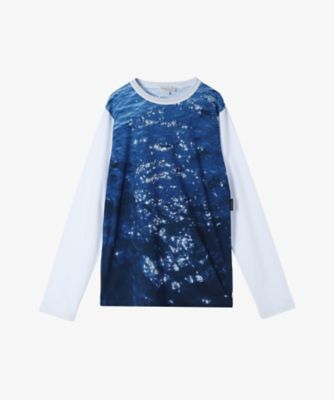 ＜agnes b. HOMME (Men)＞メンズ　フォトプリント　コットン　長袖　Ｔシャツ　”Ａｎｔｉｂｅｓ”（ＥＫ０８ＮＶ０６００００）