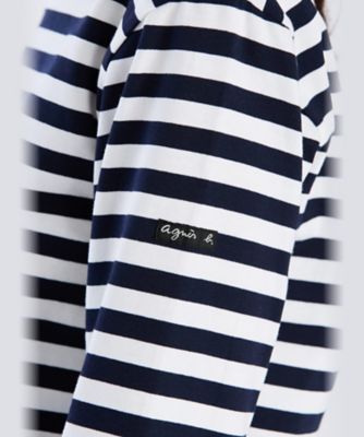 細ボーダー　コットン　長袖　Ｔシャツ　”Ｂｉｏｔｏｐ”（ＥＰ５７Ｊ００８６０７５）