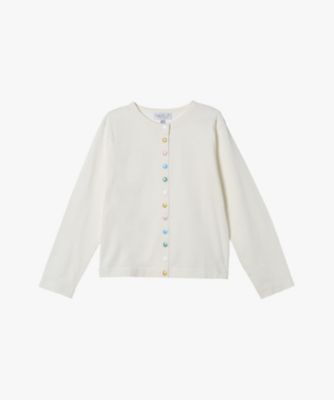 ＜agnes b. ENFANT (Baby&Kids)＞キッズ　マルチカラー　コットン　長袖　カーディガンプレッション　（ＥＰ６５Ｊ００００２７）