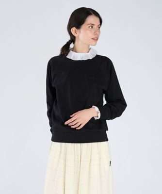 刺繍 コットン 長袖 スウェット ”Senga”（EQ31K357000