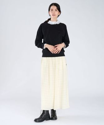 刺繍 コットン 長袖 スウェット ”Senga”（EQ31K357000