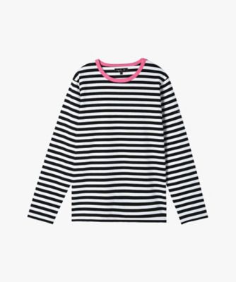 メンズ　細ボーダー　コットン　長袖　Ｔシャツ　”Ｃｏｕｌｏｓ”（ＥＲ６９Ｊ００８０００）