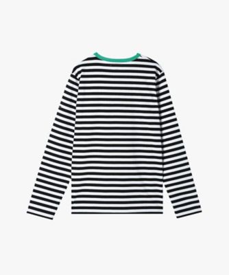 メンズ　細ボーダー　コットン　長袖　Ｔシャツ　”Ｃｏｕｌｏｓ”（ＥＲ６９Ｊ００８００１）