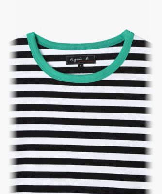 メンズ　細ボーダー　コットン　長袖　Ｔシャツ　”Ｃｏｕｌｏｓ”（ＥＲ６９Ｊ００８００１）