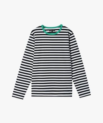 メンズ　細ボーダー　コットン　長袖　Ｔシャツ　”Ｃｏｕｌｏｓ”（ＥＲ６９Ｊ００８００１）