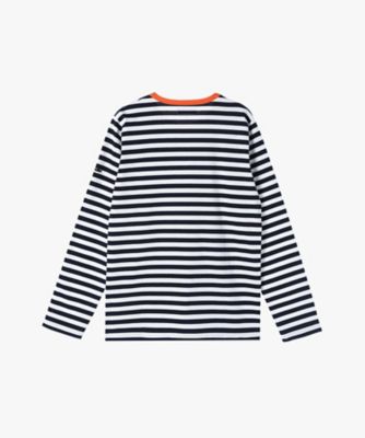 メンズ　細ボーダー　コットン　長袖　Ｔシャツ　”Ｃｏｕｌｏｓ”（ＥＲ６９Ｊ００８３０４３）