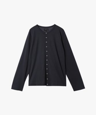 ☆美品☆ agnes b.ポケット付きカーディガン プレッション/ネイビー M001 CARDIGAN LE PETIT カーディガンプレッション ｜agnès b