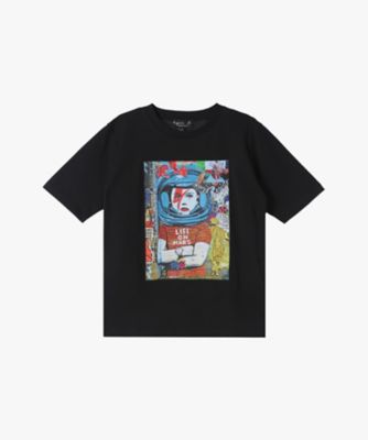 ＜agnes b. ENFANT (Baby&Kids)＞キッズ　オーガニックコットン　プリント　半袖　アーティスト　Ｔシャツ　”Ｂｒｉｔｔ”（ＥＹ０４ＳＥＹ１０００）