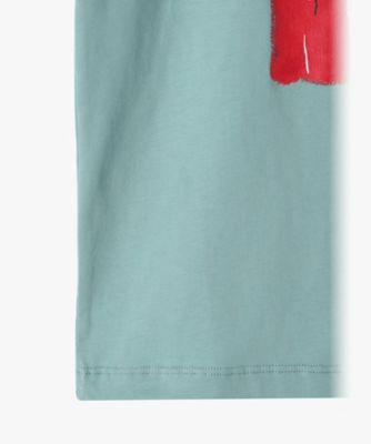キッズ　オーガニックコットン　プリント　半袖　アーティスト　Ｔシャツ　”Ｍａｍｂｏ”（ＥＹ０４ＳＦＡ９７８７）