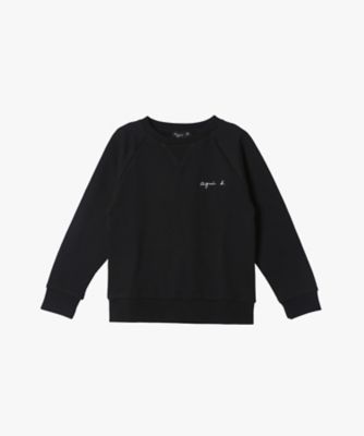 【美品】agnes b. アニエスベー レタード長袖カットソー T3 細ボーダー コットン 長袖 Tシャツ 