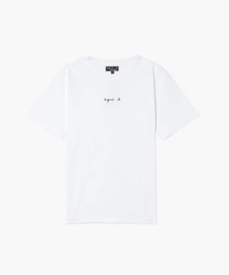 ＜agnes b. (Women)＞Ｓ１７９　ＴＳ　ロゴＴシャツ（ＥＺ００Ｓ１７９０１０）