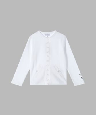 ＜agnes b. ENFANT (Baby&Kids)＞ＳＥＳ７　Ｅ　ＣＡＲＤＩＧＡＮ　キッズ　アーティスト　カーディガンプレッション　ＭＡ　ＺＡ　ＳＩ（ＥＺ１３ＳＥＳ７０１０）