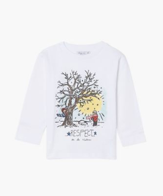 ＜agnes b. ENFANT (Baby&Kids)＞　ＳＤＴ１　Ｅ　ＴＳ　キッズ　Ｔシャツ（ＥＺ２１ＳＤＴ１０１０）