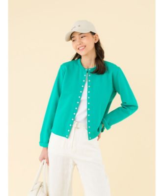 コットン メルトン カーディガンプレッション ［Made in