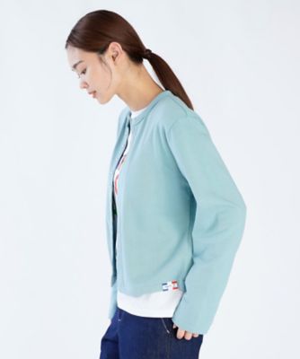 オーガニックコットン メルトン 長袖 カーディガンプレッション ”Le