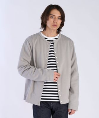 メンズ コットン メルトン カーディガンプレッション ［Made in