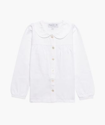 ＜agnes b. ENFANT (Baby&Kids)＞Ｊ０００　Ｅ　ＣＨＥＭＩＳＥ　コットンブラウス（Ｆ１０７Ｊ００００１０）