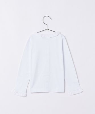 Ｊ０００　Ｅ　ＣＨＥＭＩＳＥ　キッズ　フリルブラウス（Ｆ４７１Ｊ００００１０）