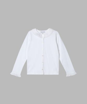 ＜agnes b. ENFANT (Baby&Kids)＞キッズ　コットン　フリル　ブラウス　（Ｆ５４２Ｊ００００１０）