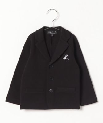 agni's b. キッズジャケット 6 ans 黒 agnes b. x HELLY HANSEN NF ウィンドブレーカー（キッズ