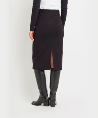 agnes be  ジップタイトスカート デニム タイトスカート（I449J617000） | agnes b