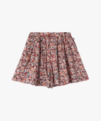 ＜agnes b. ENFANT (Baby&Kids)＞キッズ　フラワープリント　コットン　フレア　キュロット　（Ｉ５３６ＪＦＯ３４８８）