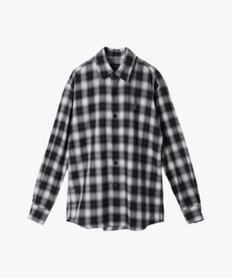 ＜agnes b. HOMME (Men)＞メンズ　チェック　コットン　長袖　シャツ　”Ａｎｄｙ”（ＪＪＡ５ＣＡＹ５０００）