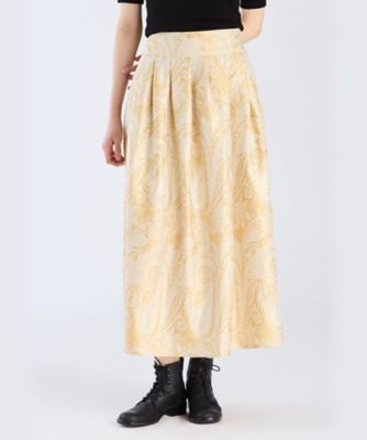 ペイズリー ジャカード ロングスカート ”Grand Hotel