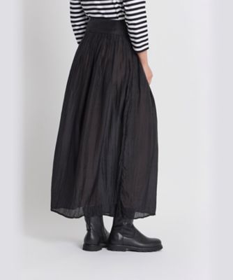 【タグ付 シルク100%】CELINE フレアスカート ベルベット ブラック S シルク ロング フレアスカート ”Grand Hotel