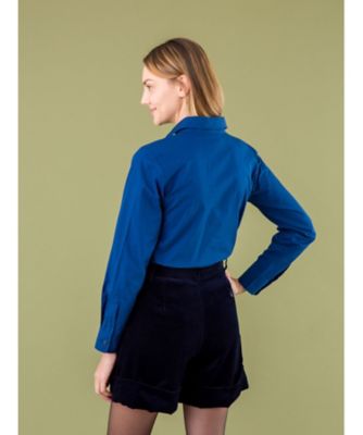 ＵＢＬ１　ＣＨＥＭＩＳＥ　ＪＡＳＭＩＮＥ　カラーポプリンブラウス（Ｌ１４６ＵＢＬ１６１２７）