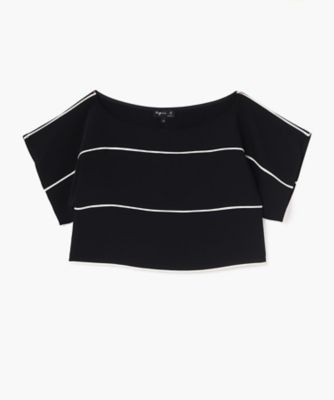 ＜agnes b. (Women)＞　ＵＱ８７　ＨＡＵＴ　ノーカラーブラウス（Ｌ８００ＵＱ８７０００）