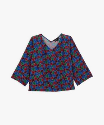 agnes b. (Women)/アニエスベー ICZ1 HAUT ノーカラーブラウス(L802ICZ1435)
