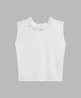 ＜agnes b. (Women)＞ＵＦ９５　ＨＡＵＴ　ノーカラーシャツ（Ｌ８５１ＵＦ９５０１０）