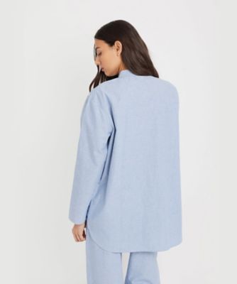 Amazon | [Tamglean Quion] チュニック ロングシャツ 前開き