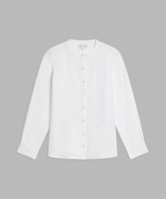 希少 フランス製 ビンテージ agnes b. コットン フリル ジップシャツ 希少 フランス製 ビンテージ agnes b. コットン フリル ジップ