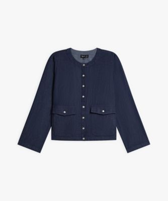 ＜agnes b. (Women)＞ＴＶ３６　ＣＨＥＭＩＳＥ　ＣＡＲＤＩＧＡＮ　ブラウスカーディガン（Ｌ８９４ＴＶ３６６０６０）