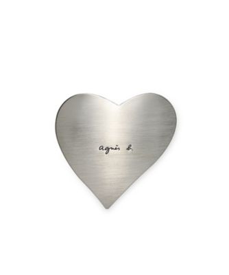 ＜agnes b. (Women)＞ＷＥＢ限定　ハートモチーフへアバレッタ　（ＨＡ０３－０９）（Ｍ４６４ＶＭ５３９０９）