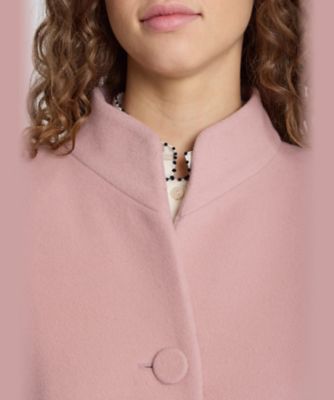 ウール ハイネック コート（MC12UU85478） | agnes b