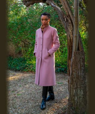 ウール ハイネック コート（MC12UU85478） | agnes b