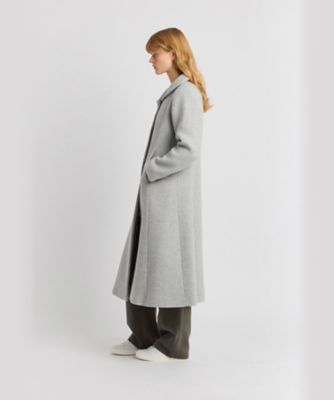 agnes b. アニエスベー　リネンロングコート　麻100% グレー　L agnes b. アニエスベー リネンロングコート 麻100% グレー L agnes b