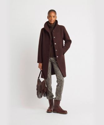 agnes b.アニエスベー茶スエードコート agnes b.アニエスベー茶スエードコート agnes b.アニエスベー茶