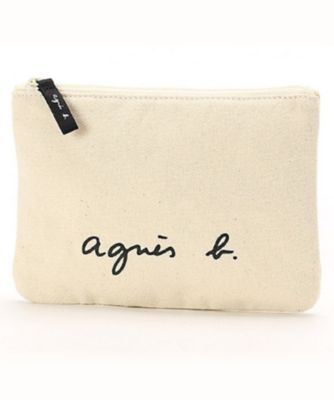＜agnes b. (Women)＞ＷＥＢ限定　ロゴポーチ　（ＧＯ０３‐０５）（Ｎ２５１ＶＳＡ９０１０）