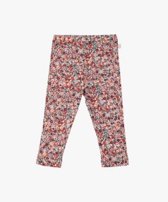 ＜agnes b. ENFANT (Baby&Kids)＞ベビー　フラワープリント　コットン　フルレングス　レギンス　（Ｎ６０６ＪＦＯ３４８８）