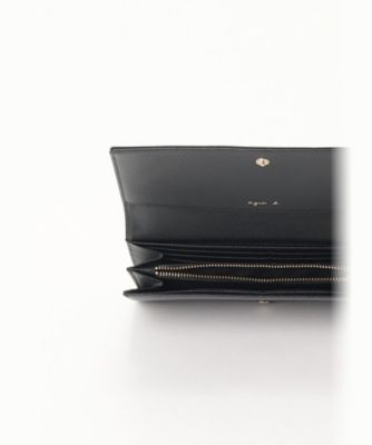 希少✨美品✨アニエスベー ava ロングウォレット 長財布 ブラック　サフィアー ava ロングウォレット TAW02－07 ｜agnès b. VOYAGE FEMME