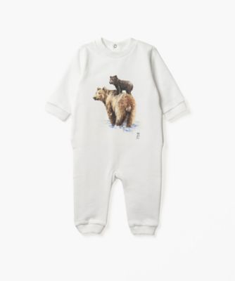 ＜agnes b. ENFANT (Baby&Kids)＞ＳＥＢ７　Ｌ　ＧＲＥＮＯＵＩＬＬＥＴＴＥ　ベビー　コンビネゾン（Ｎ６４１ＳＥＢ７０１０）