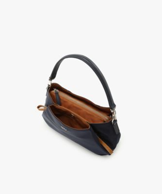 美品 アニエスベー ナイロン 2way バックパック B金具 ショルダー 黒 ナイロン 2way ショルダーバッグ （OAS14－02