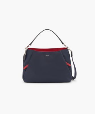＜agnes b. (Women)＞　２ｗａｙショルダーバッグ　（ＯＡＳ１４－０３）（Ｎ８１９ＶＮ０１６９８）